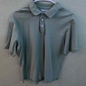 medium lime green vanheusen polo t-shirt